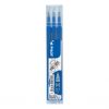 Pilot Recambio de gel borrable para Frixion Ball / Frixion Clicker - Pack de 3 unidades - Punta de bola redonda 0.7mm - Trazo 0.4mm - Color Azul